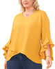 Natalie Flutter Sleeve Tunic - thumbnail