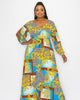 Vita Surplice Wrap Maxi Dress - thumbnail