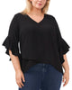Willow Flutter Sleeve Blouse - thumbnail