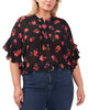 Greta Flutter Sleeve Blouse - thumbnail