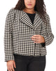 Zelda Puff Sleeve Moto Jacket - thumbnail