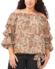 Aviva Puff Sleeve Blouse - thumbnail