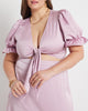 Kelsey Satin Cropped Blouse - thumbnail