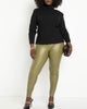 Emily Faux Leather Leggings - thumbnail
