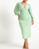 Scarlett Cross Front Midi Dress - thumbnail
