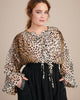 Cheetah Poplin Blouse - thumbnail