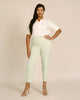 Matte Crepe Skinny Pintuck Pant - thumbnail