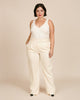 Luxe Wool Twill High Waisted Belted Pant - thumbnail