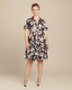 Floral Print Cotton Short Sleeve Day Dress - thumbnail