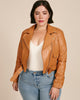 Baby Jayne Classic Smooth Leather Jacket - thumbnail