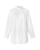 White Cotton Upcycled Shirt - thumbnail