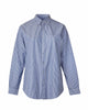Blue And White Striped Upcycled Shirt - thumbnail