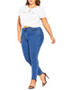 Azalea Buckle Detail Skinny Jean - thumbnail