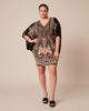 Bat Sleeve Tunic with Gathered Waist - thumbnail