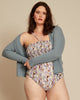 Ribbed Raglan Cardigan - thumbnail