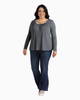 Karlie Criss-Cross Long Sleeve Top - thumbnail