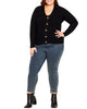 Ribbed Button Cardigan - thumbnail