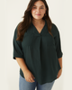 Sylvia Pocketed Popover Blouse - thumbnail