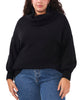 Brenna Drop Shoulder Turtleneck Sweater - thumbnail