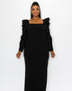 Evangeline Rhinestone Sleeve Dress - thumbnail