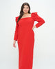 Evangeline Rhinestone Sleeve Dress - thumbnail
