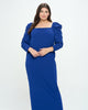 Evangeline Rhinestone Sleeve Dress - thumbnail