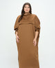 Potter Cape Kaftan Midi Dress - thumbnail