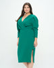 Boa Pleated Midi Dress - thumbnail