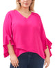 Natalie Flutter Sleeve Tunic - thumbnail