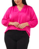Everley V-Neck Blouse - thumbnail
