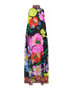 High Neck Dress with Back Neck Tie - thumbnail