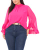 Shanna Stand collar Blouse - thumbnail