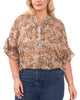 Kendall Flutter Sleeve Blouse - thumbnail