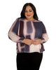 Pleated Print Top - thumbnail