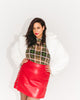 Snap Front Mini Skirt - thumbnail