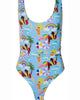 Poolside Printed One-Piece Swimsuit - thumbnail