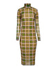 Printed Mesh Midi Dress - thumbnail