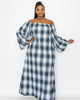 Zoe Flannel Maxi Dress - thumbnail