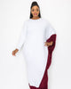 Amelie Feather Contrast Maxi Dress - thumbnail