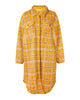 Long Plaid Sherpa Shacket - thumbnail