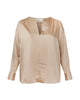 Smocked Long Sleeve Blouse - thumbnail
