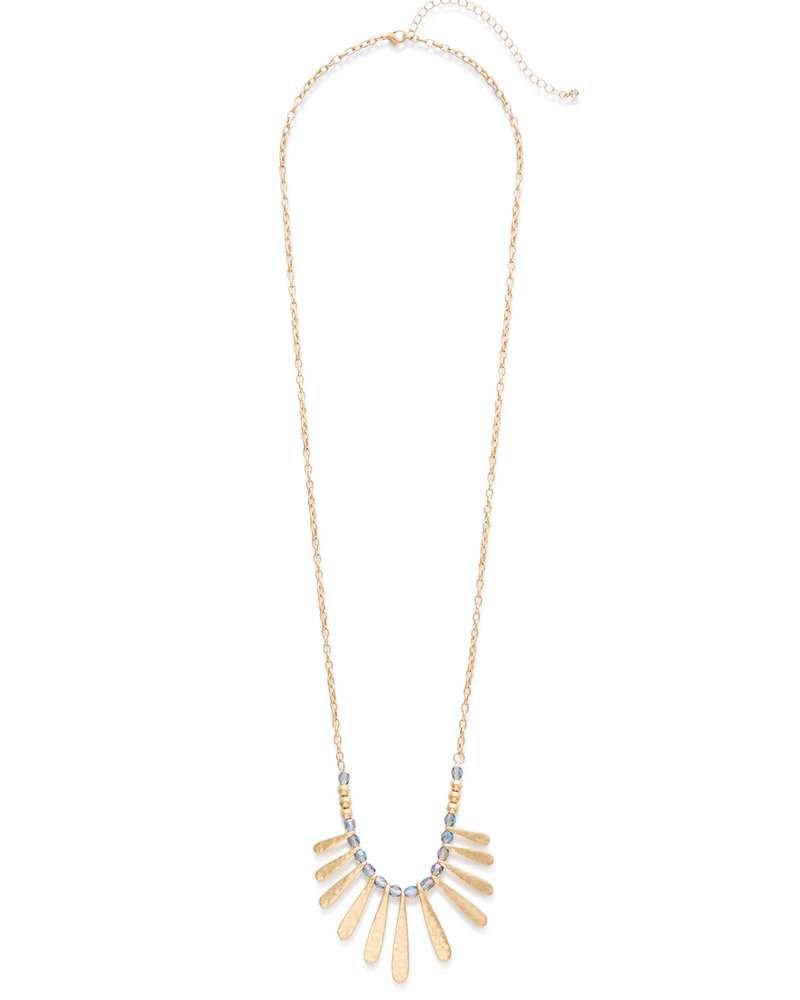 Sophia Necklace | Gold / Purple