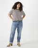 Whisper Cotton Rib-Crewneck Tee - thumbnail