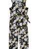 Lonnie Faux Wrap Tie Waist Knit Jumpsuit - thumbnail