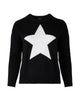 Cotton and Cashmere Star Crewneck - thumbnail