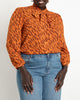 Reina Tie Neck Blouse - thumbnail