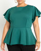 Carter Peplum Top - thumbnail