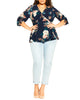 Maude Majestic Floral Top - thumbnail