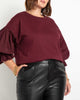 Juniper Flounce Sleeve Sweatshirt - thumbnail