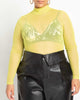 Harlow Mesh Turtleneck Bodysuit - thumbnail